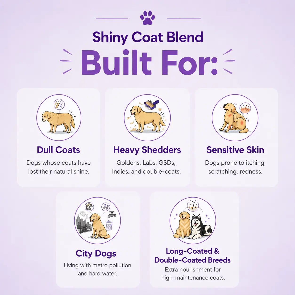 Shiny Coat Blend for Dogs