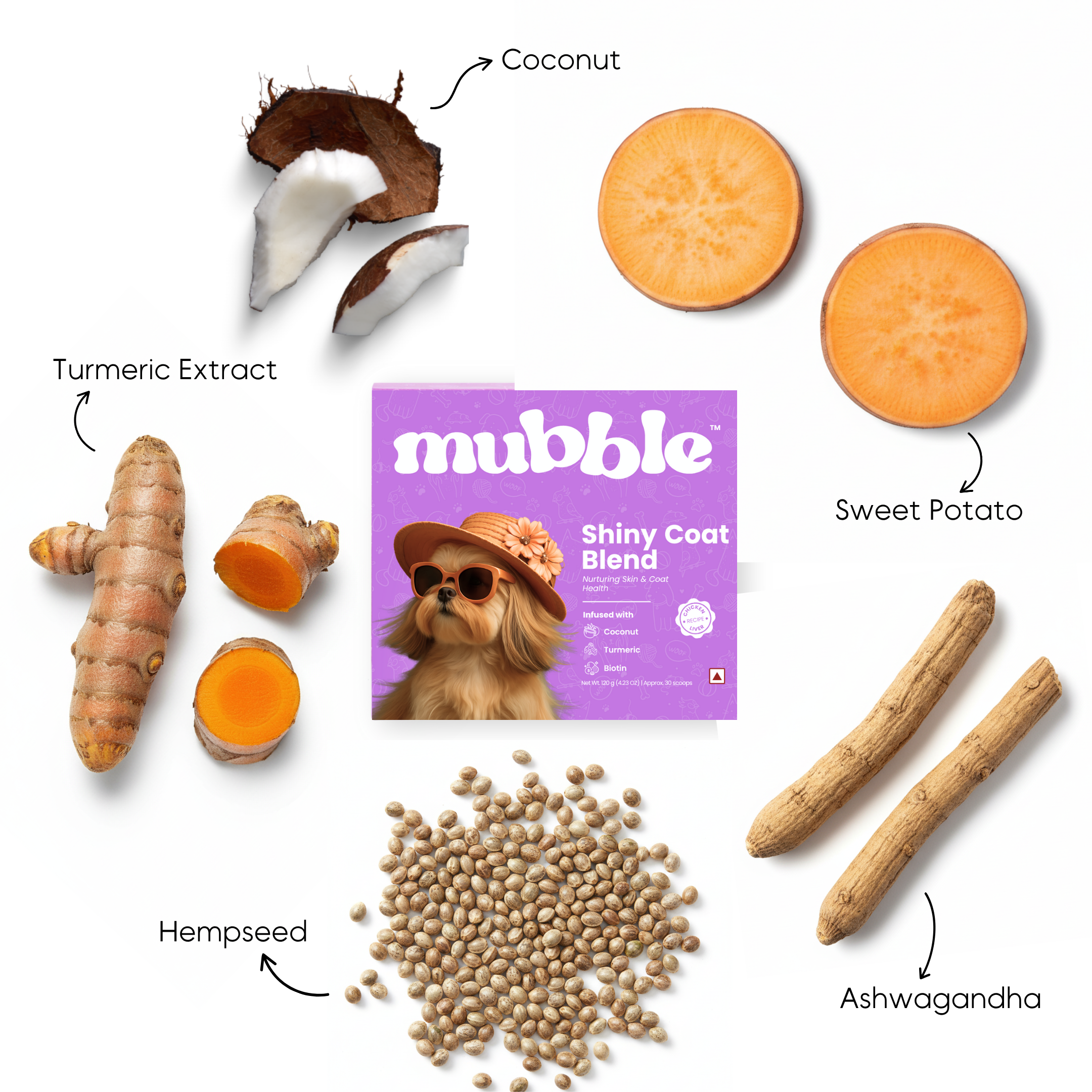 Shiny Coat Blend for Dogs
